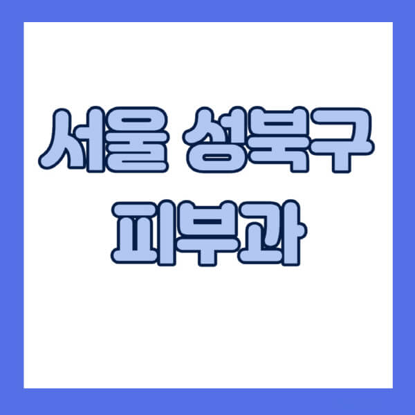 서울-성북구-피부과-잘하는-곳-추천-전문의-일요일-진료-유명한-곳-리프팅-보톡스-필러-레이저제모-여드름