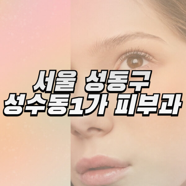 서울-성동구-성수동1가-피부과-잘하는-곳-추천-전문의-일요일-진료-유명한-곳-리프팅-보톡스-필러-레이저제모-여드름
