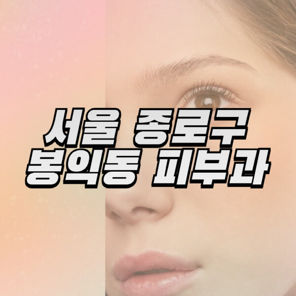 서울-종로구-봉익동-피부과-잘하는-곳-추천-전문의-일요일-진료-유명한-곳-리프팅-보톡스-필러-레이저제모-여드름