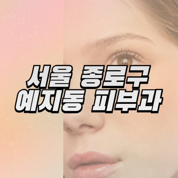 서울-종로구-예지동-피부과-잘하는-곳-추천-전문의-일요일-진료-유명한-곳-리프팅-보톡스-필러-레이저제모-여드름
