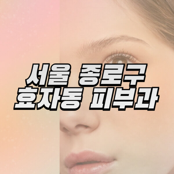 서울-종로구-효자동-피부과-잘하는-곳-추천-전문의-일요일-진료-유명한-곳-리프팅-보톡스-필러-레이저제모-여드름