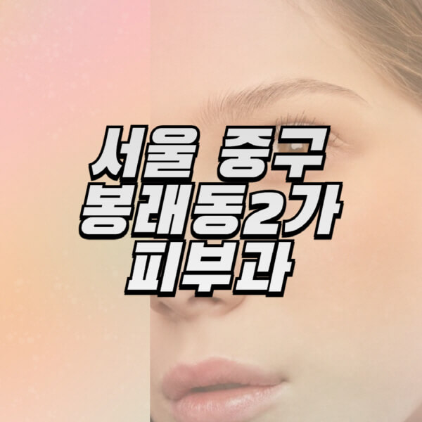 서울-중구-봉래동2가-피부과-잘하는-곳-추천-전문의-일요일-진료-유명한-곳-리프팅-보톡스-필러-레이저제모-여드름