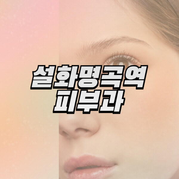 설화명곡역-피부과-잘하는-곳-추천-전문의-일요일-진료-유명한-곳-리프팅-보톡스-필러-레이저제모-여드름