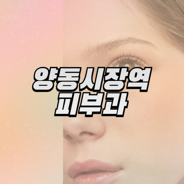 양동시장역-피부과-잘하는-곳-추천-전문의-일요일-진료-유명한-곳-리프팅-보톡스-필러-레이저제모-여드름
