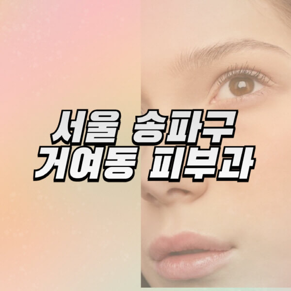서울-송파구-거여동-피부과-잘하는-곳-추천-전문의-일요일-진료-유명한-곳-리프팅-보톡스-필러-레이저제모-여드름