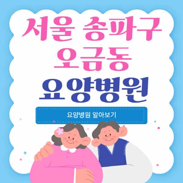 서울-송파구-오금동-요양병원-추천-비용-가격-실비-등급-암환자-치매전문-재활-노인